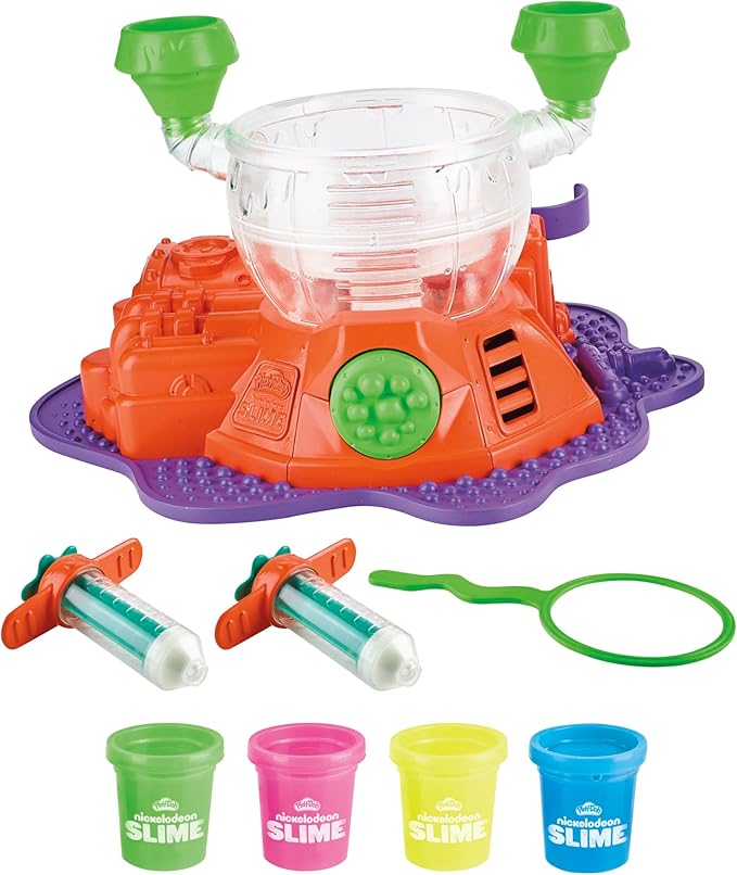 Play-Doh Ultimate Bubble Lab Playset with Nickelodeon Slime Brand Compound, Tactile Sensory Toys for Girls and Boys 3 Years and Up, Kids Arts and Crafts