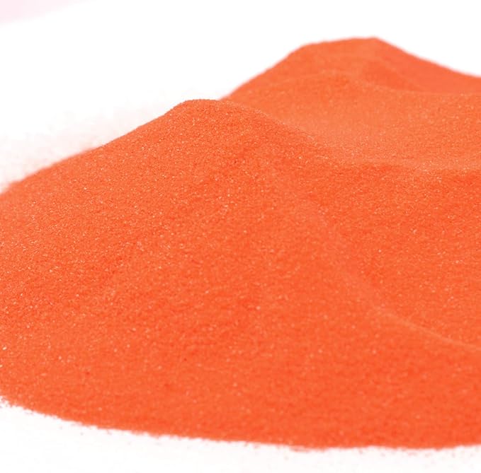 Shiny Stone Colorful Sand,Rainbow Sand,Art Sand,Colored Sand,Craft Sand,Decorative Wedding Vibrant Sand,250g/0.55lb/8.81oz for Kids Creativity Wedding Succulent Terrarium Vase (Nacarat)