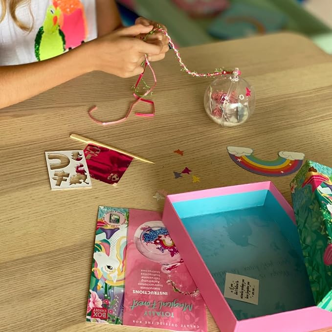 Totally Magical Unicorns Hanging Mini Diorama Terrarium Kit to Make and Display
