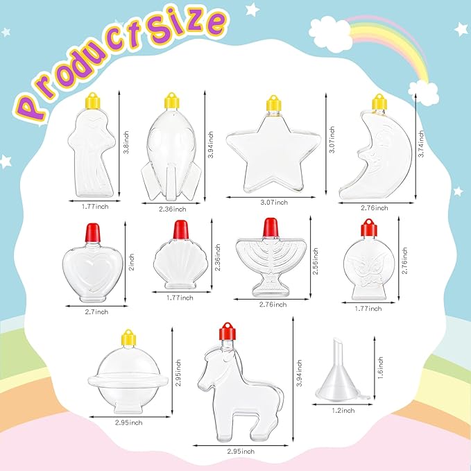 Uiifan 100 Pcs Sand Art Bottle Necklaces Bulk Sand Art Craft Kits for Kids Sand Art Containers for Crafts Supplies Fun Collection Bottles for DIY Art Activity Group with Plastic Funnels