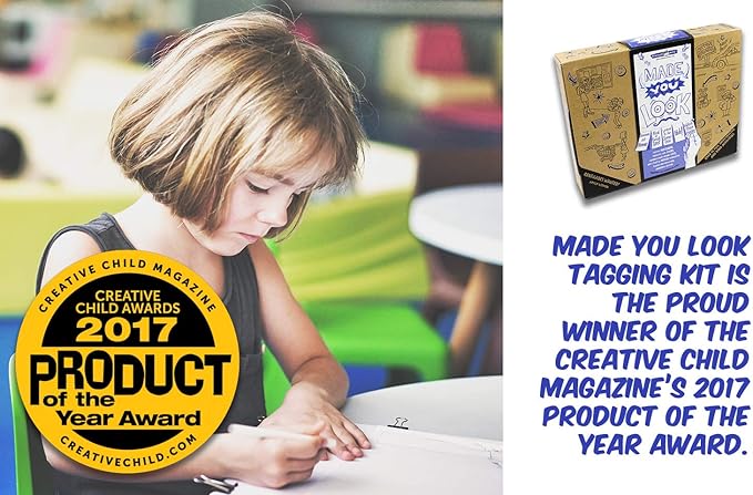 | Made You Look KIT | Fun and Creative Paper Art for Kids. Includes Unique Flyers, Postcards and Posters for Kids to Decorate and Leave Around Town!