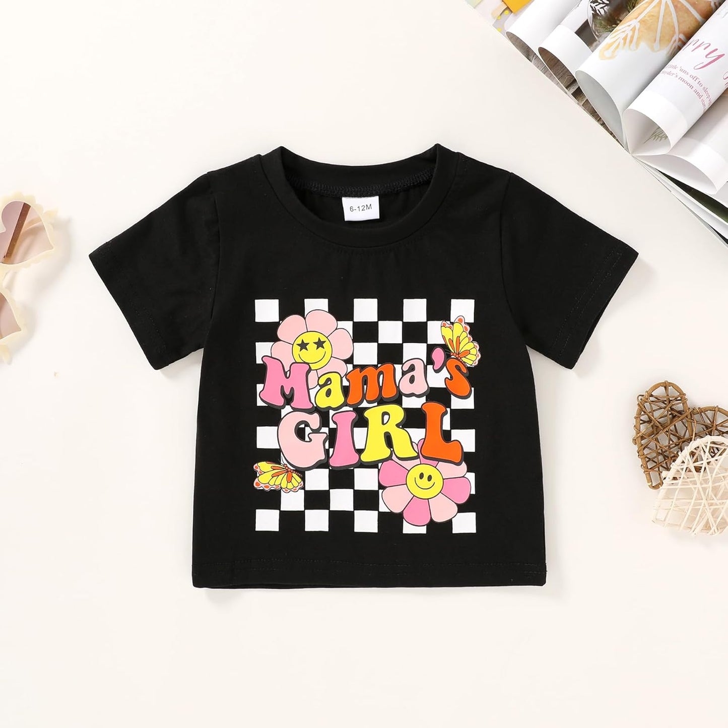 Happy Town Toddler Clothes Baby Boy Girl Smiley Face Shirt Short Sleeve T-Shirt Tee Summer Tops Outfits