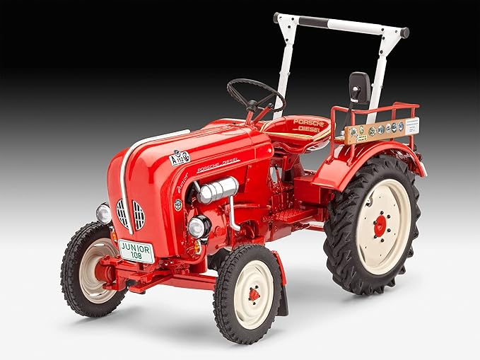 Revell 07823 Porsche Junior 108 (Easy-Click) Model Kit 1:24 Scale-Farming Simulator Edition