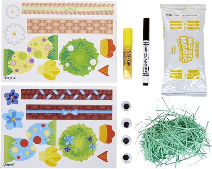 Crayola Model Magic Spring Craft Kit, Bunny, Multicolor