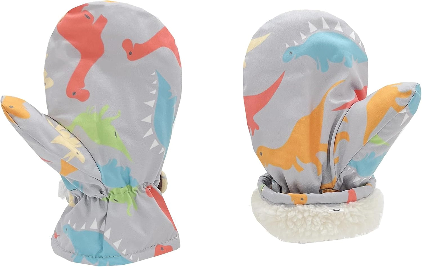 Toddler Gloves Kids Mittens Winter Warm Lined Fleece Gloves Waterproof Snow Baby Mitten for Boys Girls