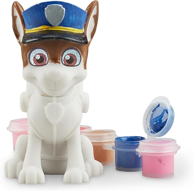 Melissa & Doug PAW Patrol Craft Kit - 3 Decorate Your Own Pup Figurines - PAW Patrol Toys For Boys And Girls, PAW Patrol Painting Set, PAW Patrol Activity For Birthday Parties, Painting For Ages 6+
