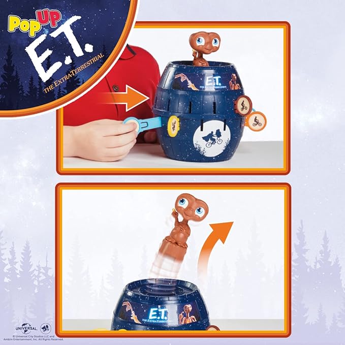 TOMY Pop Up E.T. The Extra Terrestrial Kids Game - Family and Preschool Kids Games for Family Game Night - Christmas Gifts for Kids Fun Christmas Games and Ideas for Holiday Gifts - Kids Ages 4 and Up