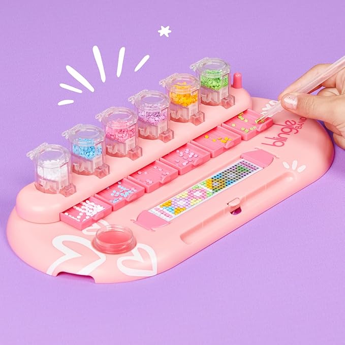 DIY Gem Friendship Bracelet, 8 Band Deluxe Studio - Arts & Craft Activity for Ages 7 and Up, Multicolor (25204)