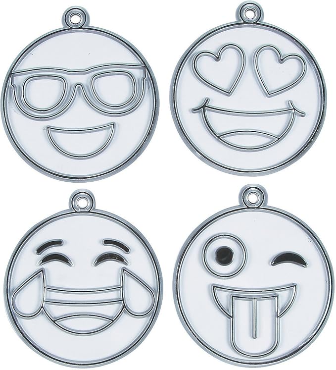 Color Your Own Emoji Suncatchers - Crafts for Kids