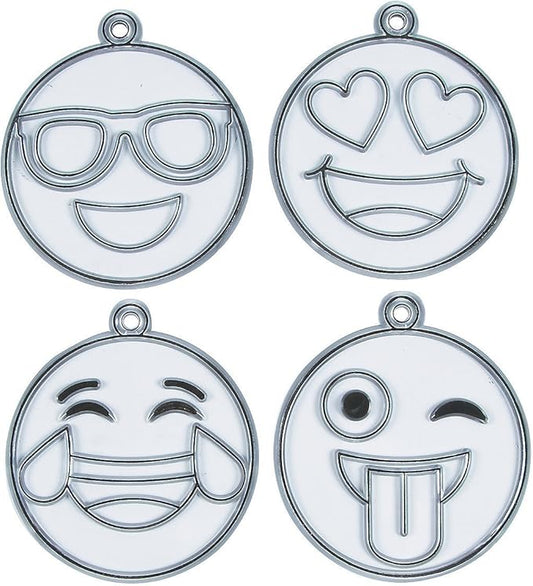 Color Your Own Emoji Suncatchers - Crafts for Kids