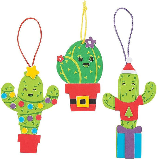 Fun Express Christmas Cactus Ornament Craft Kit