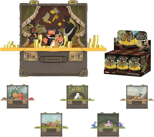 POP MART Fantastic Beasts Series Figures, 6PCs Fantastic Beasts Blind Box Figures, Random Design Action Figures Collectible Toys Home Decorations, Holiday Birthday Gifts for Boys and Girls, Whole Set