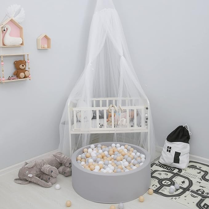 GOGOSO Ball Pit Balls for Toddles, Kids Plastic Balls for BallPit, Pool, Baby Party Accessories, Birthday Decoration 50 100 200 500 1000