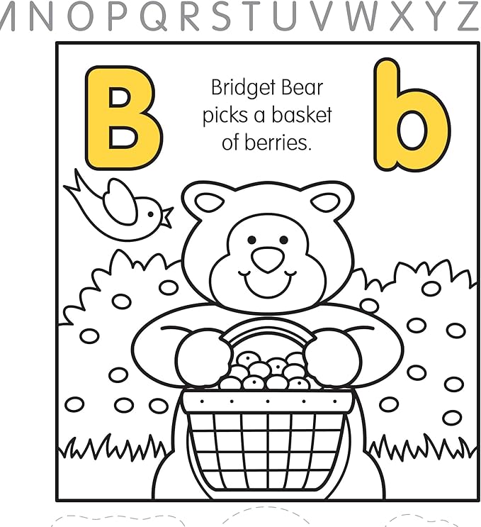 Melissa & Doug Alphabet Activity Sticker Pad for Coloring, Letters (250+ Stickers) - FSC Certified
