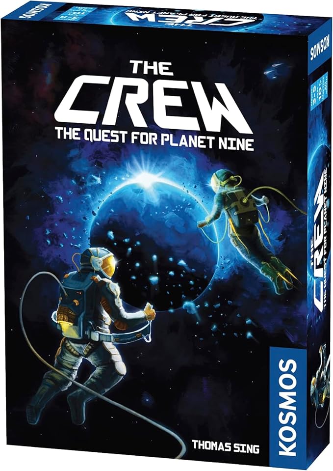 THAMES & KOSMOS The Crew - Quest for Planet Nine | Card Game | Kennerspiel des Jahres Winner | Cooperative | 3-5 Players | Ages 10+ | Trick-Taking | 50 Levels of Difficulty | Endless Replay