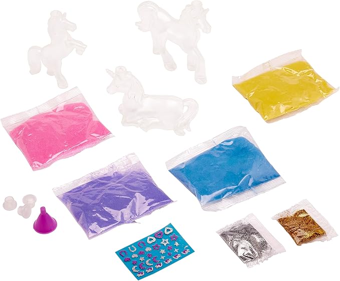 Shimmer ’n Sparkle Sparkling Unicorn Sand Art Kit for Kids for Ages 6 and Up