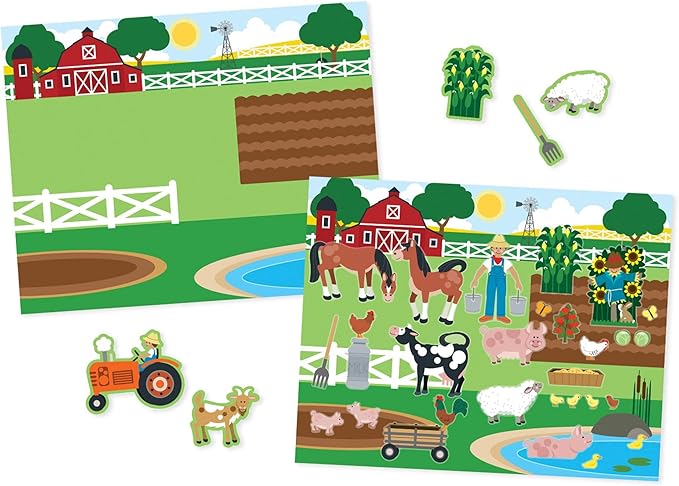 Melissa & Doug Reusable Sticker Pads Set: Prehistoric, Habitats, and Vehicles
