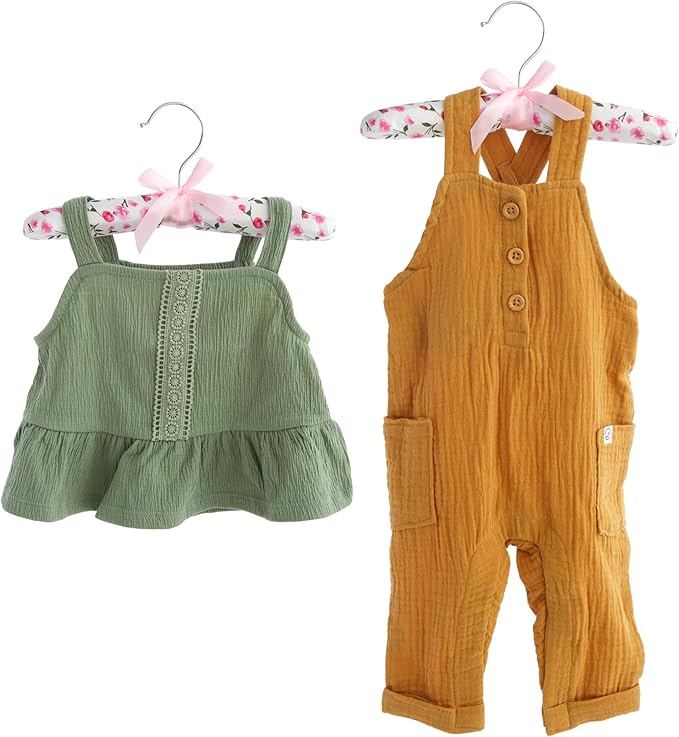 Juvale 12 Pack Satin Padded Baby Hangers for Closet, Nursery, Baby Clothes, Pink Floral Design (9.5 in)