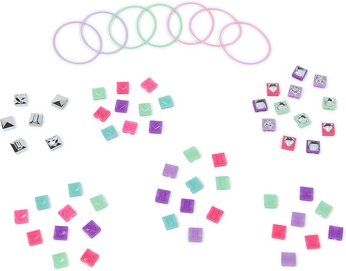 Cool Maker, PopStyle Expansion Pack, Bracelet Making Kit with over 50 Gem Beads, Makes 3, DIY Arts and Crafts Kids Toys for Girls