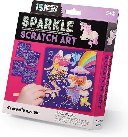 Sparkle Scratch Art/Magical Friends