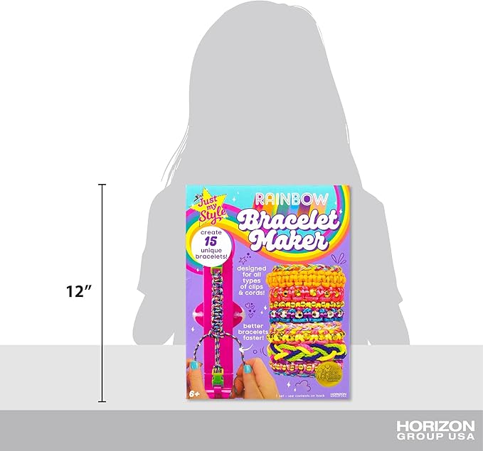 Just My Style Shamballa Bracelets by Horizon Group USA, Rainbow