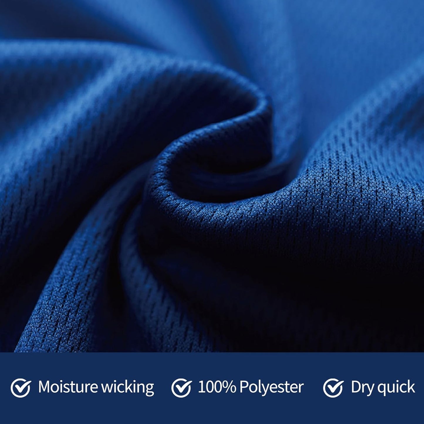 8 Pack Boys Kids Youth Mesh Athletic Quick Dry T Shirts Short Sleeve Moisture Wicking Tee Shirts Active Tops (Age 4-18)