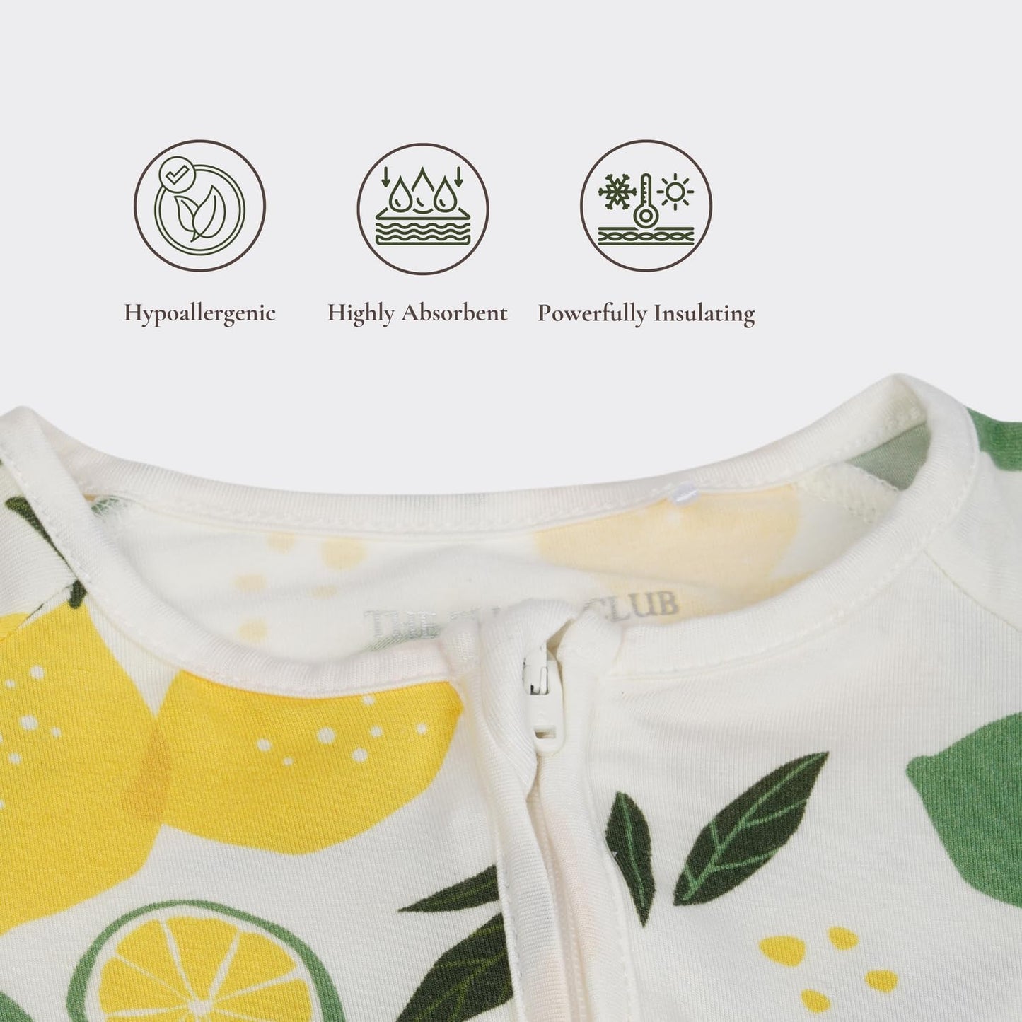 Baby Romper Long Sleeves for 3-24 Month Boys & Girls | 95% Bamboo Viscose Baby Rompers Two-Way Zipper Onesie