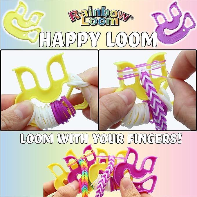 Rainbow Loom® Loomi-Pals Fairy Collectible, Features 30 Mystery Cute Fairy Themed Charms and 600 Colorful Rubber Bands All in a RESEALABLE Bag, Great Gifts for Boys and Girls 7+