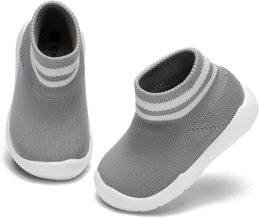 Engtoy Baby Shoes & Socks - Non-Slip Breathable Slippers with Soft Rubber Sole - Baby Boys & Girls Slip On Sneakers