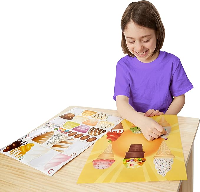 Melissa & Doug Sweets and Treats Sticker Pad - 500 Stickers, 16 Backgrounds