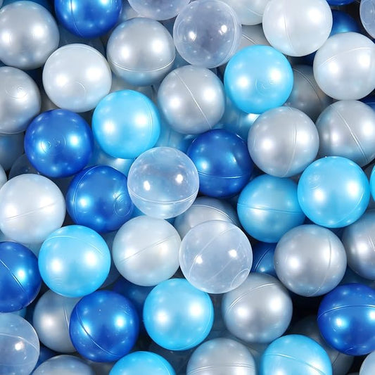 Ball Pit Balls Plastic Balls for Ball Pit Phathalate Free BPA Free Plastic Balls 100pcs 2.2" Set for Toddlers for Play Tent Tunnel