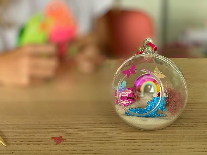 Totally Magical Unicorns Hanging Mini Diorama Terrarium Kit to Make and Display
