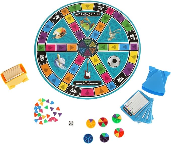 Hasbro Gaming Trivial Pursuit Game Family Edition Board Game | Family Trivia Games for Adults & Kids | 2+ Players | Easter Gifts for Boys & Girls | Ages 8+ (Amazon Exclusive)