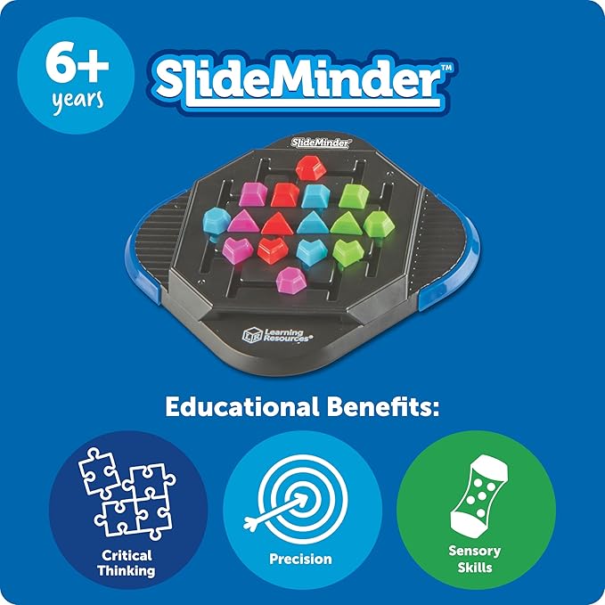 Learning Resources SlideMinder Brain Teaser Puzzle Game - 3D Puzzles, Fidget Toys for Kids, Easter Basket Stuffers For Teens, Ages 6+