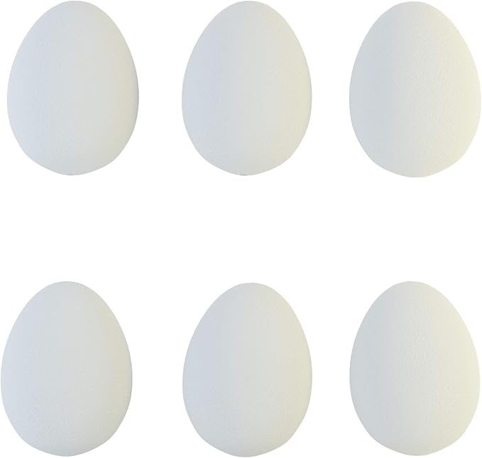 Dan&Darci Egg Squishy Painting Kit - Arts and Crafts for Girls and Boys - Kids Easter Art Activities - Craft Gift for Kids Ages 4 5 6 7 8 9 10 Year Old Girls - Paint 6 Slow Rising Squishies