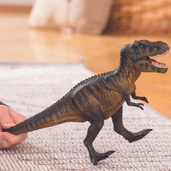 Schleich Dinosaurs Large Realistic Tarbosaurus Toy Figure - King Size Prehistoric World Dinosaur Movable Jaw Action Figure, Large Jurassic Planet Toy for Boys and Girls, Gift for Kids Age 4+