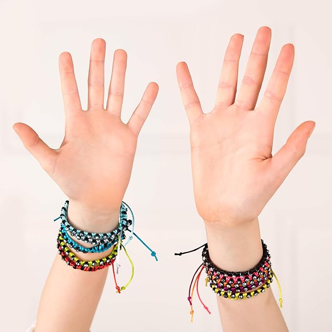 – Friendship Sparkles Creation Kit – Bracelet Making Kit – 31pc Jewelry Set with Rhinestone Chains – DIY Jewelry Kits for Kids Aged 8 Years +