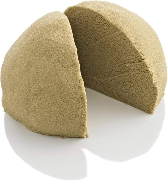 Natural 5 Pound Refill Pack - Including: 5 Pounds Moldable Indoor Play Sand, Storage Container and Inflatable Sandbox