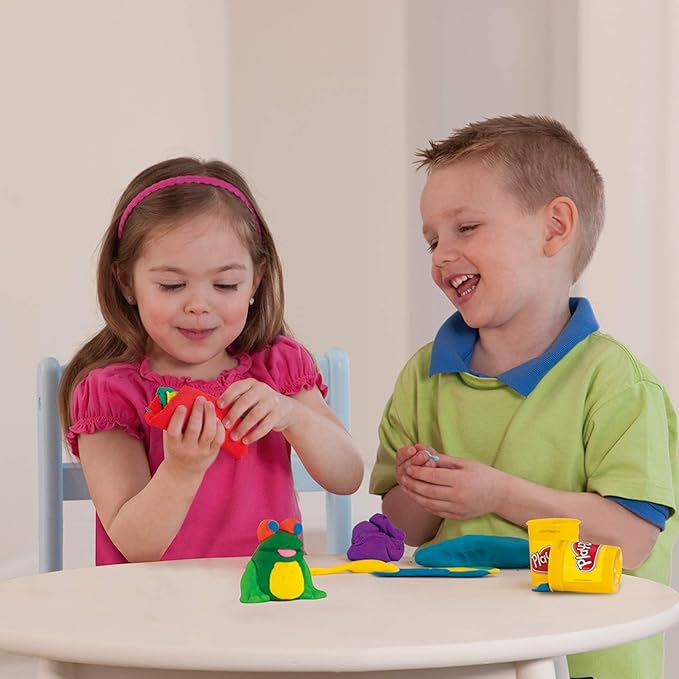 Play-Doh Modeling Compound 24-Pack Case of Colors, Non-Toxic, 3 Oz Cans of Assort. Colors, Back to School Classroom Supplies, Preschool Toys, Ages 2+ (Amazon Exclusive)