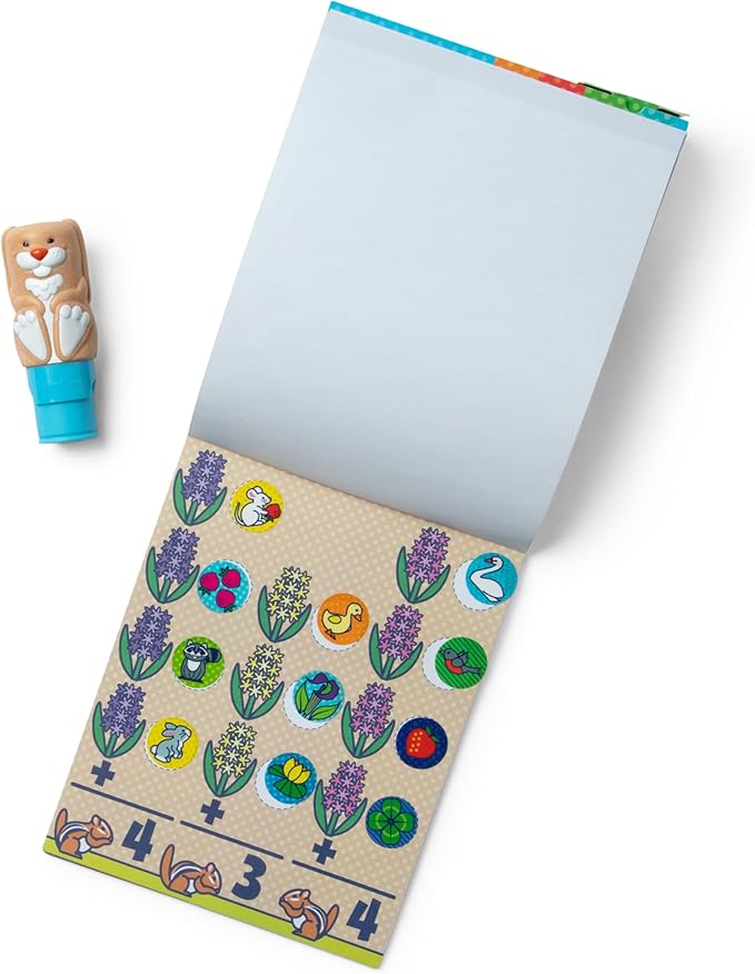 Melissa & Doug Bunny Sticker Activity Pad & Stamper Book, 1 EA