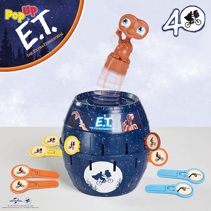 TOMY Pop Up E.T. The Extra Terrestrial Kids Game - Family and Preschool Kids Games for Family Game Night - Christmas Gifts for Kids Fun Christmas Games and Ideas for Holiday Gifts - Kids Ages 4 and Up
