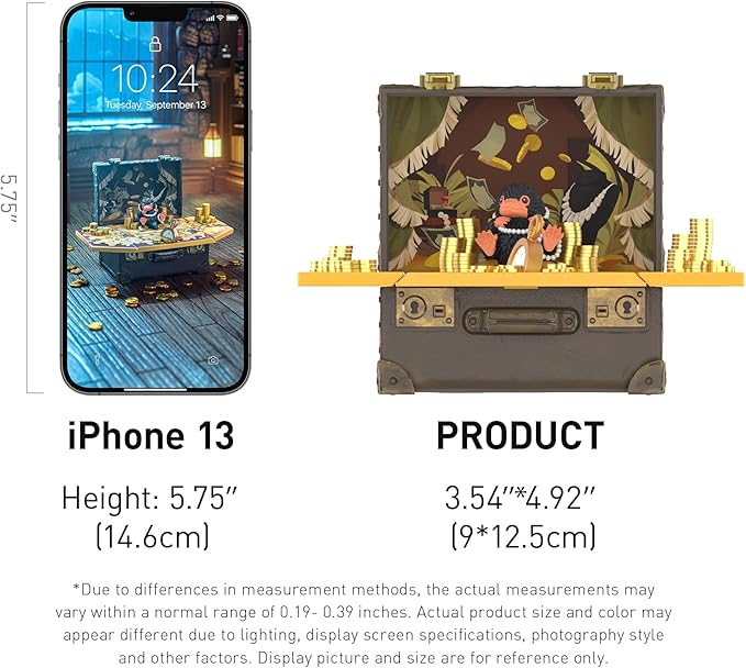 POP MART Fantastic Beasts Series Figures, Fantastic Beasts Blind Box Figures, Random Design Action Figures Collectible Toys Home Decorations, Holiday Birthday Gifts for Boys and Girls, Single Box