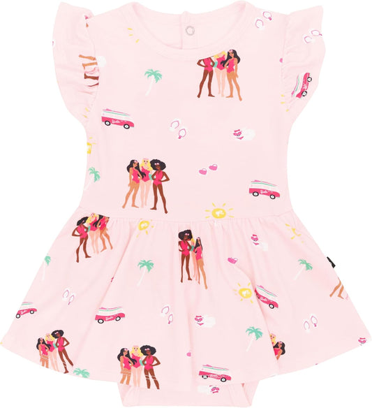 KYTE BABY Rayon Made from Bamboo Twirl Bodysuit Dress