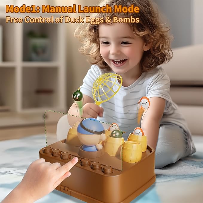 Pirate Bounce and Catch Games for Kids 3-5, Toddler Games for Kids 4-6, Birthday for 5-7 Boys and Girls, Family Toddler Board Games