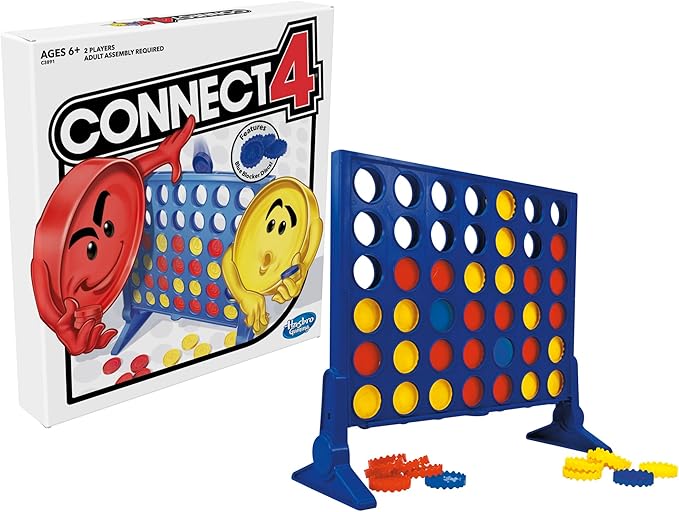 Hasbro Gaming Connect 4 Strategy Board Game for Kids | 2 Players | Easter Gifts for Boys & Girls | Ages 6+ (Amazon Exclusive)