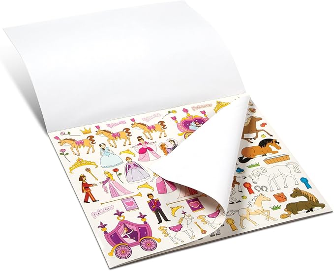 Melissa & Doug Sticker Collection Book: Princesses, Tea Party, Animals, and More - 500+ Stickers - FSC Certified