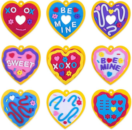 XJF Foam Valentine Craft Kit for Kids,Make 24 Foam Hearts,Foam Heart Stickers for Valentine's Day DIY Craft Supplies School,Church,Classroom Project