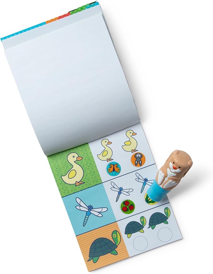 Melissa & Doug Bunny Sticker Activity Pad & Stamper Book, 1 EA