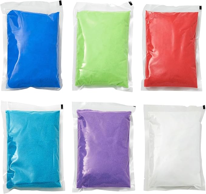 Bright Creations 12 Pack Colored Sand for Crafts - Individual 1lb Colored Sand for Sand Art and DIY Wedding Decorations - Colorful Craft Sand in 12 Colors - Colored Sand Bulk (12 lbTotal)