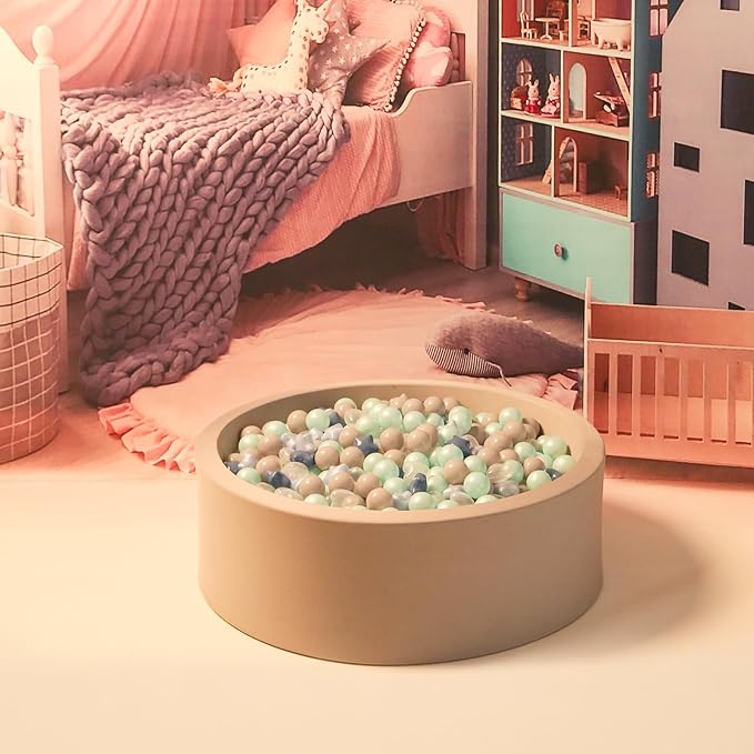 GOGOSO Ball Pit Balls,Plastics Balls for Ball Pit, Stars Hearts Shape for PastelBall for Toddlers Kids